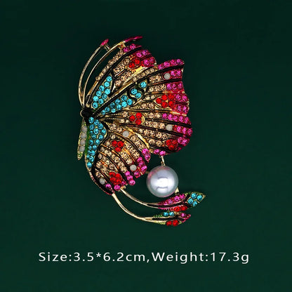 Creative Enamel Female Suit Bird Dragonfly Animal Pin Brooch Fashion Woman Girl Bag School Bag Brooches Accessories