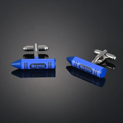 New Luxury Shirts Cuff Links for Mens Christmas Santa Claus Wedding Cufflinks Movie Magic/Gold Leaf/Crown Suit Button Jewelry