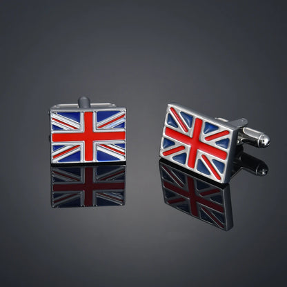 New Luxury Shirts Cuff Links for Mens Christmas Santa Claus Wedding Cufflinks Movie Magic/Gold Leaf/Crown Suit Button Jewelry