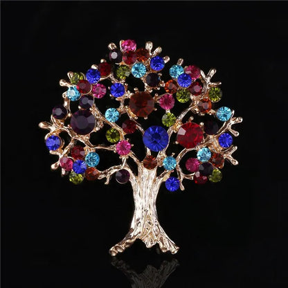 Big New Elegant Pink Crystal Flower Brooch Rhinestone Pin Romantic Wedding Bride Bridesmaid Large Brooches For Woman Jewelry