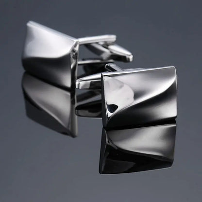 New Arrive Shirt Cufflinks Men steel Laser Engraving Cuff Links For Wedding Party Fashion Simple Men Sleeve Shirt Cufflinks