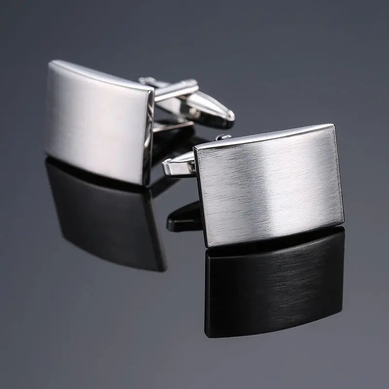 New Arrive Shirt Cufflinks Men steel Laser Engraving Cuff Links For Wedding Party Fashion Simple Men Sleeve Shirt Cufflinks