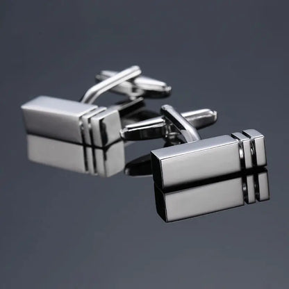New Arrive Shirt Cufflinks Men steel Laser Engraving Cuff Links For Wedding Party Fashion Simple Men Sleeve Shirt Cufflinks