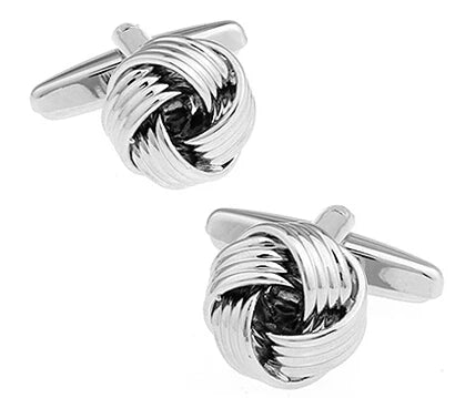 Black Cufflinks for men fashion knot design top quality copper hotsale cufflinks whoelsale&retail