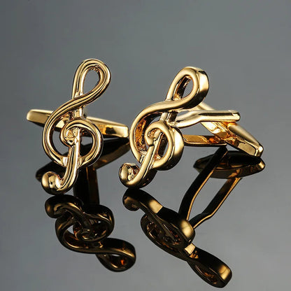 new brand high quality cuff links brass musical instruments Sax trumpet drum piano violin music symbol French shirt Cufflinks