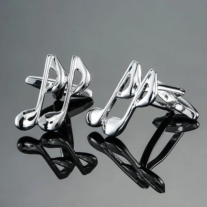 new brand high quality cuff links brass musical instruments Sax trumpet drum piano violin music symbol French shirt Cufflinks