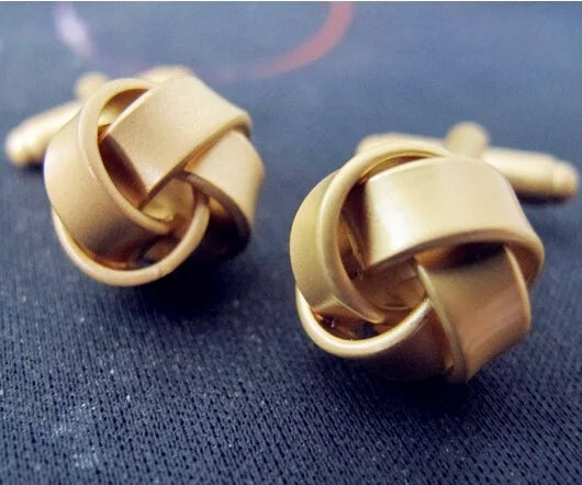 Black Cufflinks for men fashion knot design top quality copper hotsale cufflinks whoelsale&retail