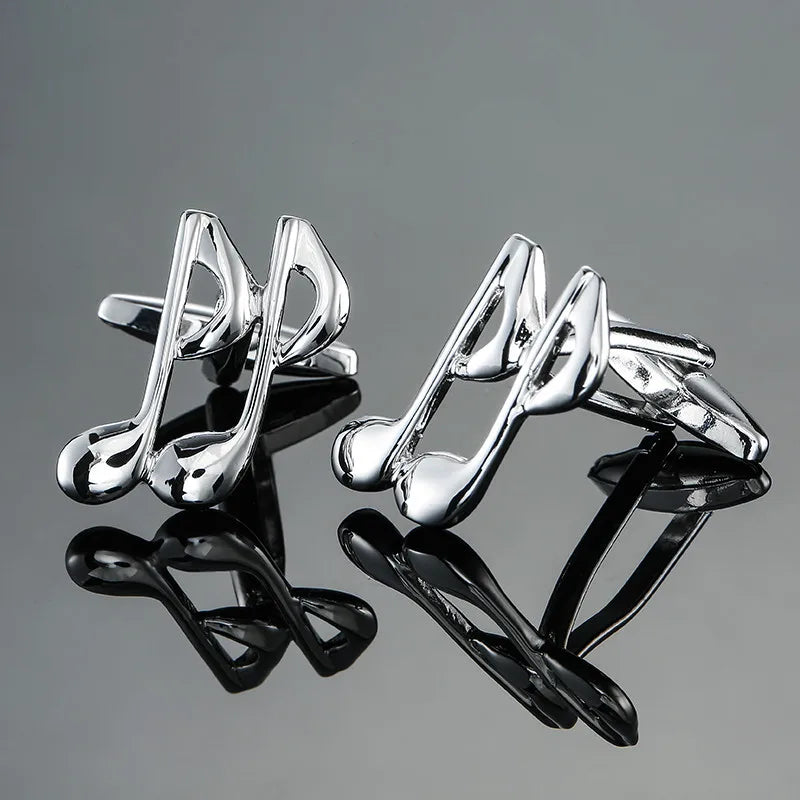 new brand high quality cuff links brass musical instruments Sax trumpet drum piano violin music symbol French shirt Cufflinks
