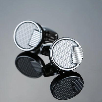 New Arrive Shirt Cufflinks Men steel Laser Engraving Cuff Links For Wedding Party Fashion Simple Men Sleeve Shirt Cufflinks