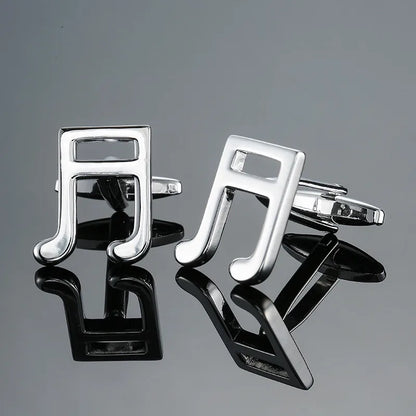 new brand high quality cuff links brass musical instruments Sax trumpet drum piano violin music symbol French shirt Cufflinks