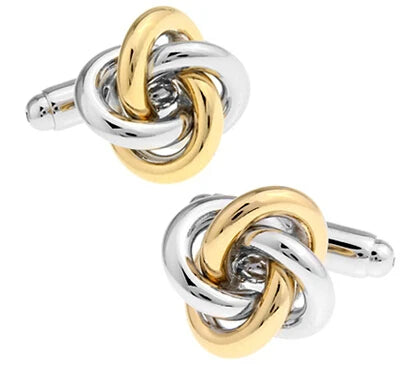 Black Cufflinks for men fashion knot design top quality copper hotsale cufflinks whoelsale&retail