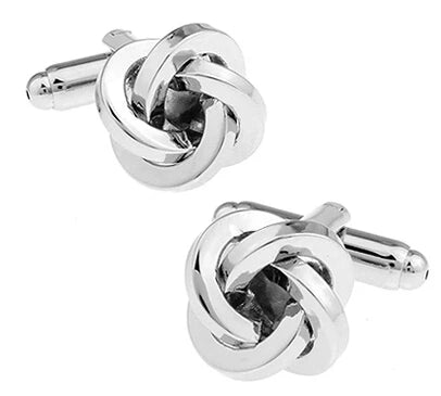 Black Cufflinks for men fashion knot design top quality copper hotsale cufflinks whoelsale&retail