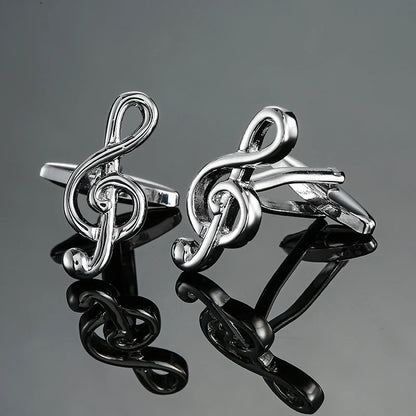 new brand high quality cuff links brass musical instruments Sax trumpet drum piano violin music symbol French shirt Cufflinks