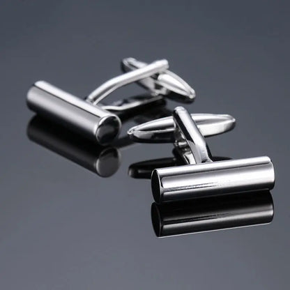 New Arrive Shirt Cufflinks Men steel Laser Engraving Cuff Links For Wedding Party Fashion Simple Men Sleeve Shirt Cufflinks
