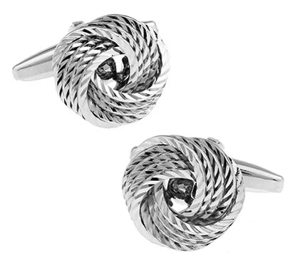 Black Cufflinks for men fashion knot design top quality copper hotsale cufflinks whoelsale&retail