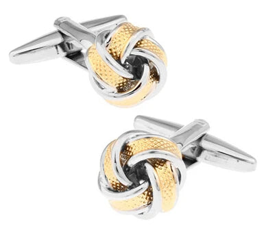 Black Cufflinks for men fashion knot design top quality copper hotsale cufflinks whoelsale&retail