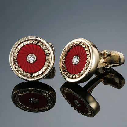High end brand fashion men's mage shirt Cufflinks high quality crystal zircon Cufflinks wholesale / retail