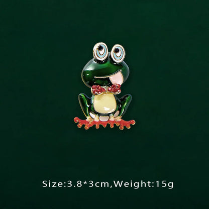 Creative Enamel Female Suit Bird Dragonfly Animal Pin Brooch Fashion Woman Girl Bag School Bag Brooches Accessories