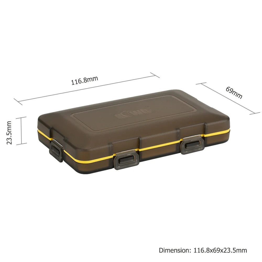 AA Battery Storage Case Holder Organizer Compact PC Battery Box for 8pcs AA or 14500 Batteries Water-Resistant and Easy to Carry