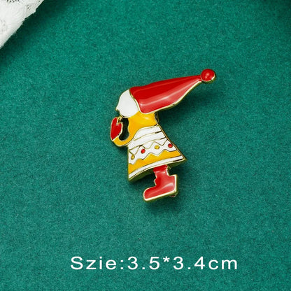 Vintage Palace Plant Flower Baroque Brooch Red Enamel Pearl Brooch Pin Woman Girl Party Accessories