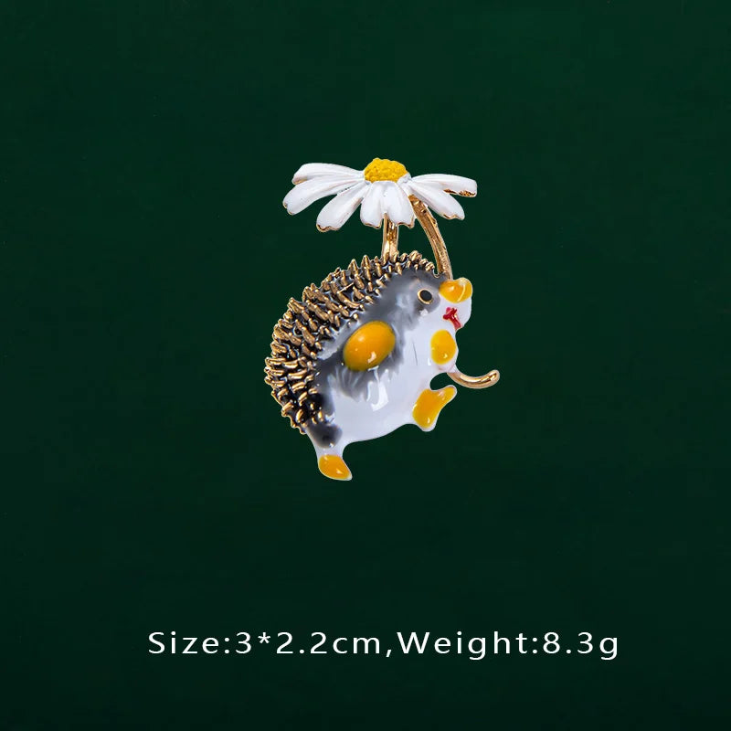 Creative Enamel Female Suit Bird Dragonfly Animal Pin Brooch Fashion Woman Girl Bag School Bag Brooches Accessories