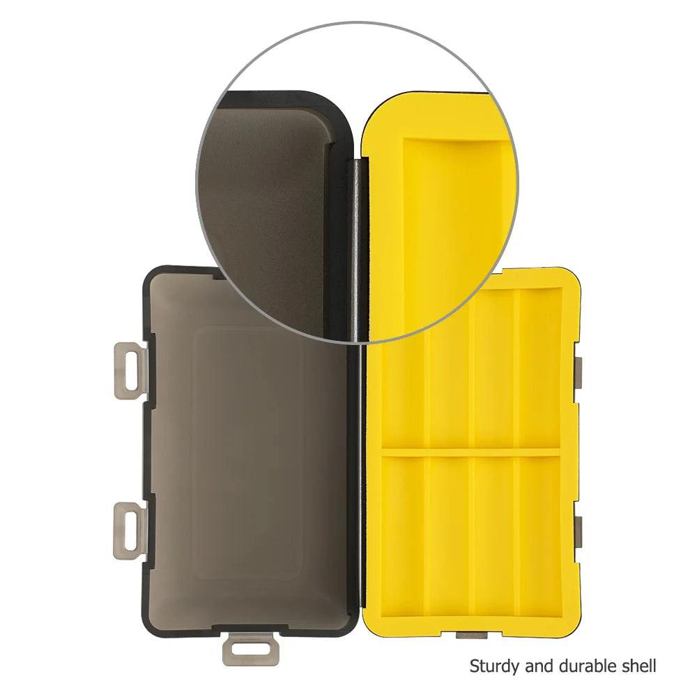 AA Battery Storage Case Holder Organizer Compact PC Battery Box for 8pcs AA or 14500 Batteries Water-Resistant and Easy to Carry