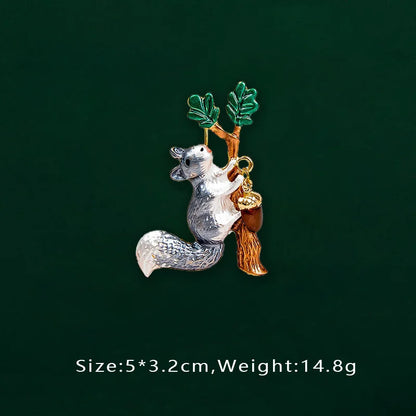 Creative Enamel Female Suit Bird Dragonfly Animal Pin Brooch Fashion Woman Girl Bag School Bag Brooches Accessories