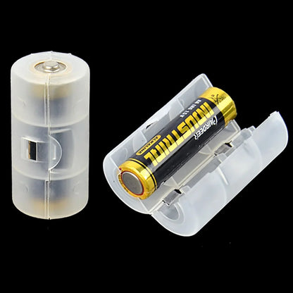 2AA to D Cell Battery Adaptor Holder Case Converter Switcher AA to D Batteries Adapter AA to C Battery Box AAA to AA Size Box