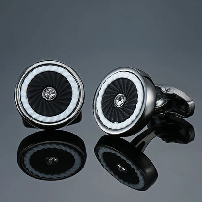 High end brand fashion men's mage shirt Cufflinks high quality crystal zircon Cufflinks wholesale / retail