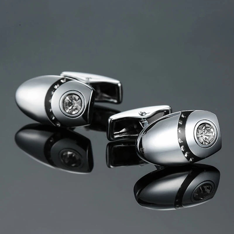 High end brand fashion men's mage shirt Cufflinks high quality crystal zircon Cufflinks wholesale / retail
