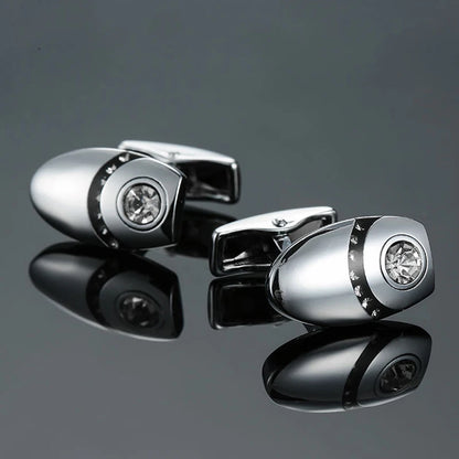 High end brand fashion men's mage shirt Cufflinks high quality crystal zircon Cufflinks wholesale / retail