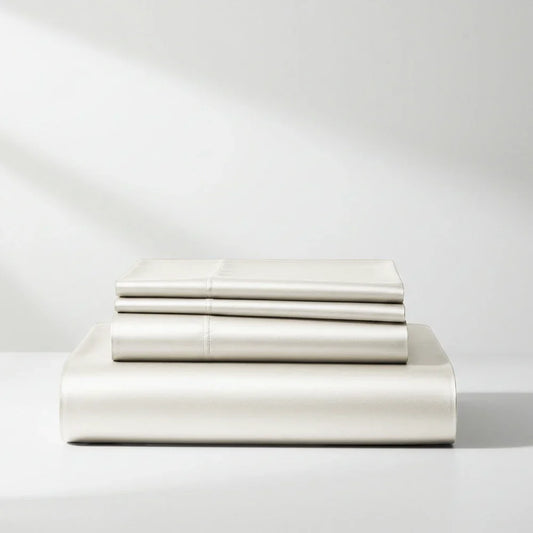 Satin Sheet Set - Ivory Cream