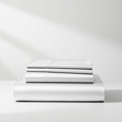 Satin Sheet Set - White