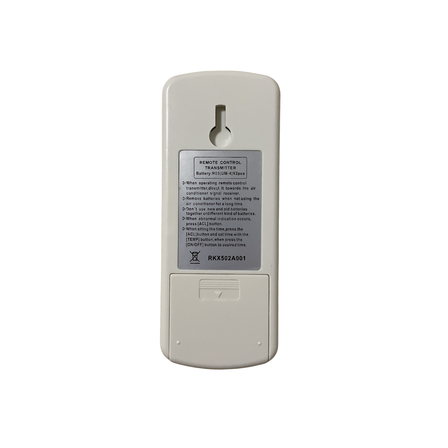 RKX502A001 Replacement Remote Control for Mitsubishi Air Conditioner