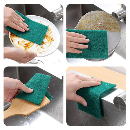 5Pcs Multi-Purpose Cleaning Sponges Scrubbing Pads for Kitchen Bathroom General Dishwashing Tools Scouring Pad