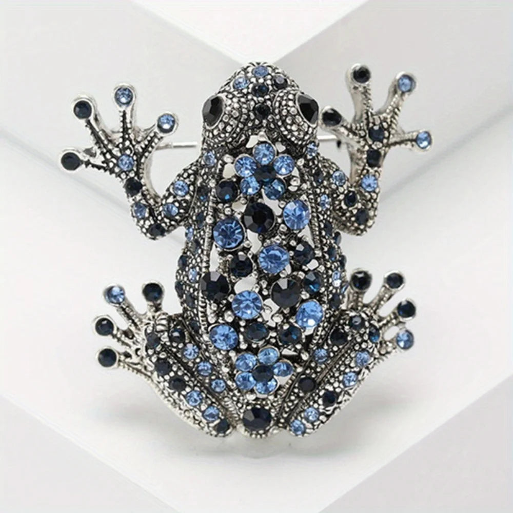Baroque Luxury Frog Collection: Brooches and Pins for Men and Women, Jewelry, Fashion Accessories, and Party Gifts