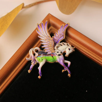 Baroque-style Luxury Enamel Alloy Crab-Design Brooch for Men and Women, Jewelry and Fashion Accessories