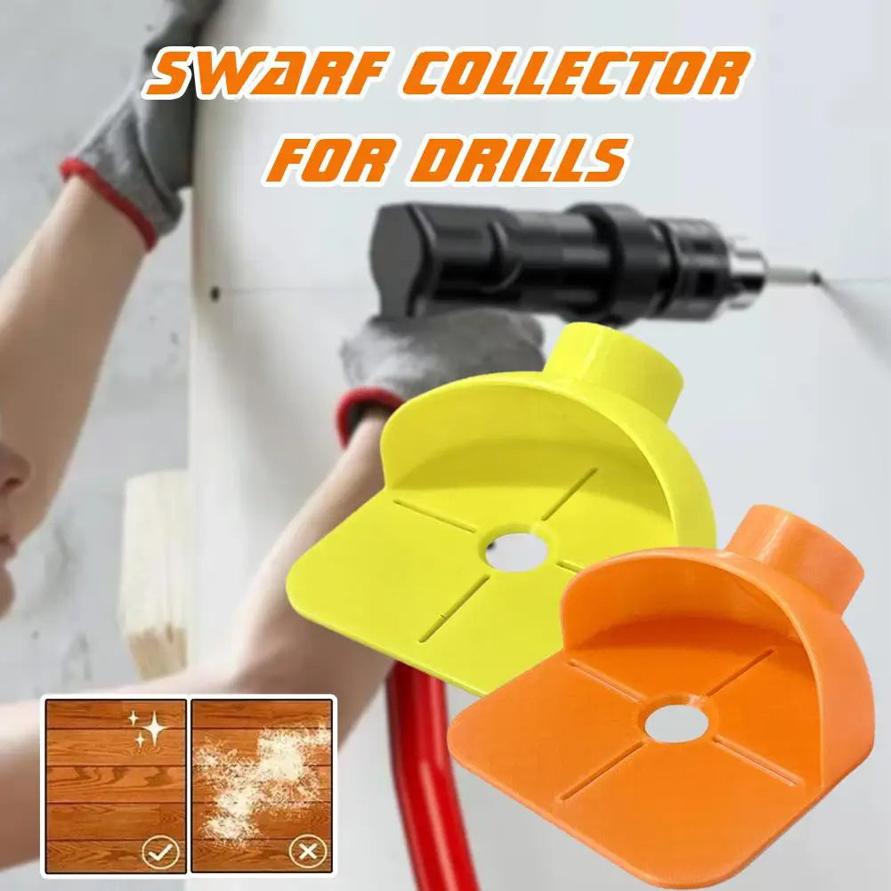 Drill Dust Collector Reusable Drill Dust Box Red Dust Bowl Device Dustproof Collection Multifunction Electric Drill Dust Collect