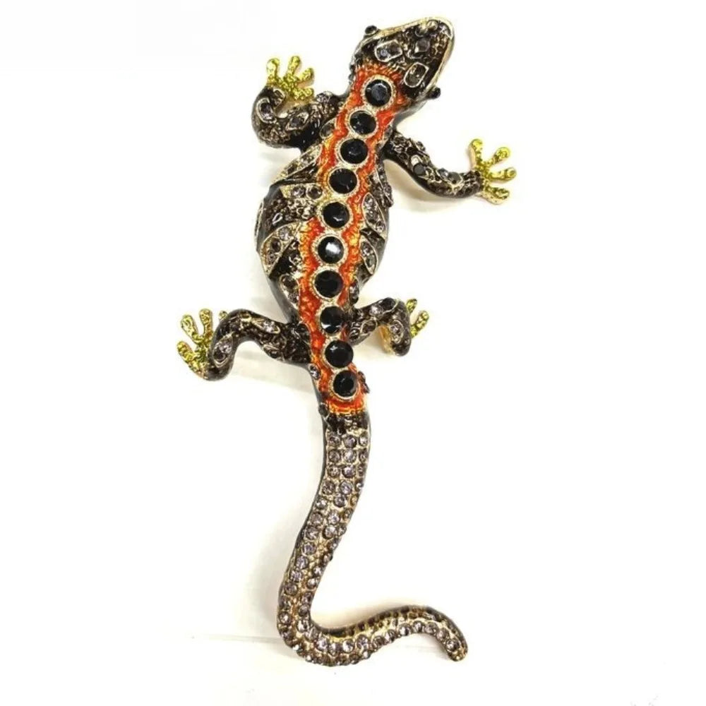 Baroque Luxury Beautiful Lizard Design Men's Women's Brooch Pins，Jewelry & Accessories，Wedding Holiday Party CoupleSurprise Gift