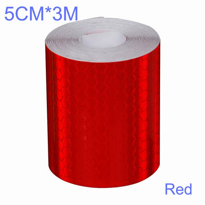 Solid Color Reflective Stickers Personality Waterproof Car Class Modification Warning Signs Highlighting Safety Reflective Strip