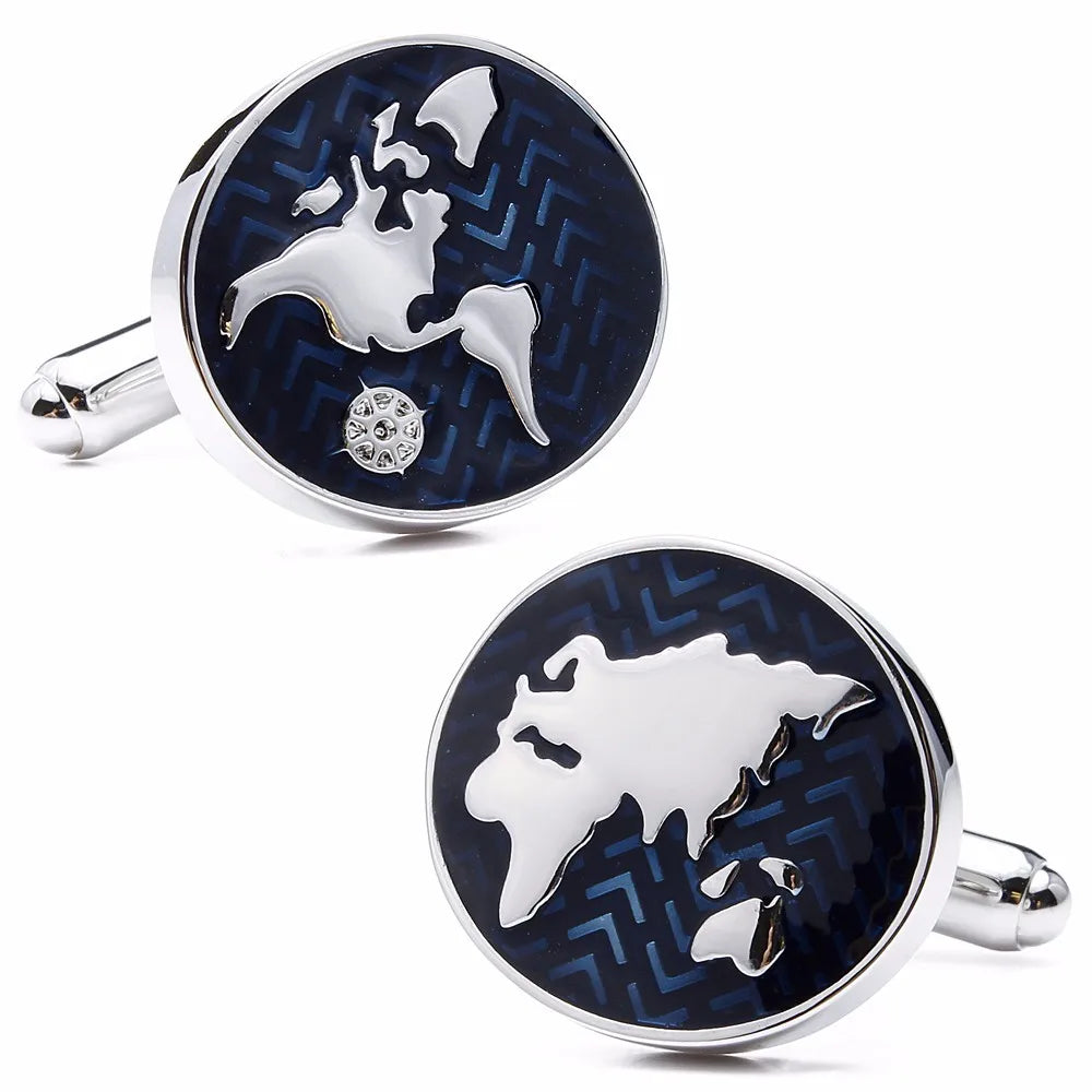 New Factory Price Retail Men's Cufflinks Copper Material Tools Design Fashion Cuff Links