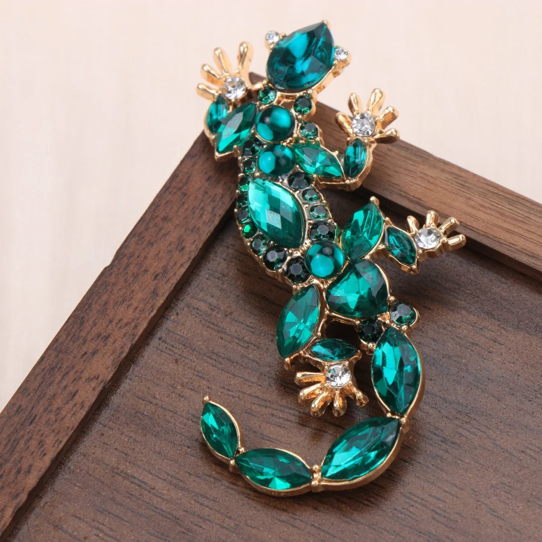 Baroque Luxury Lizard Animal Design Brooches for Men and Women, Jewelry, Fashion Accessories, Couple's Gifts, HolidayParty Gifts