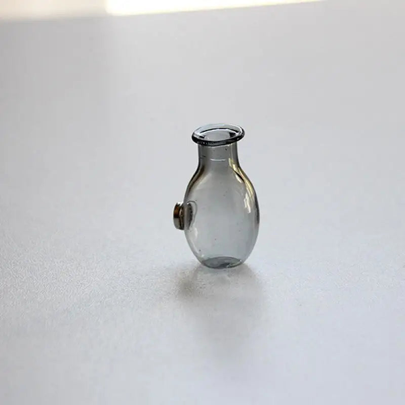 。Fridge Magnets Place Flower Arrangements Decoration Mini Glass Vase Fridge Magnet Creative 3D Vase Micro Landscape Ornament
