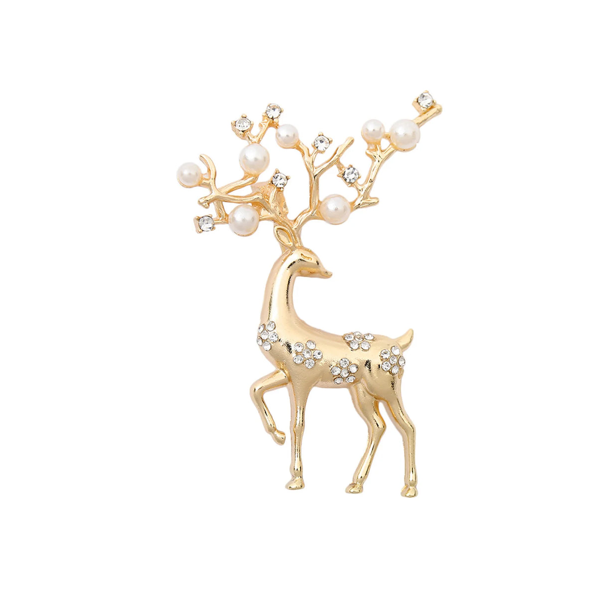 Green Rhinestone Christmas Tree Brooches Pins For Women Man Unisex Crystal Jewelry Gifts Clothes Accessories