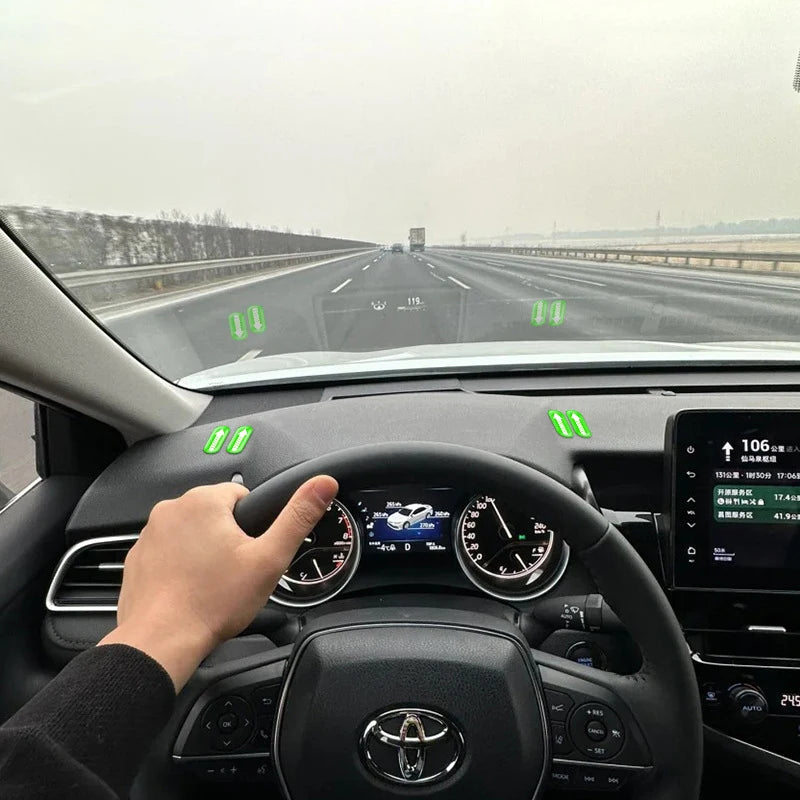 Novice And Beginner Driving Safety Point Luminous Stickers For Driving Assistance Signs Car Accessories