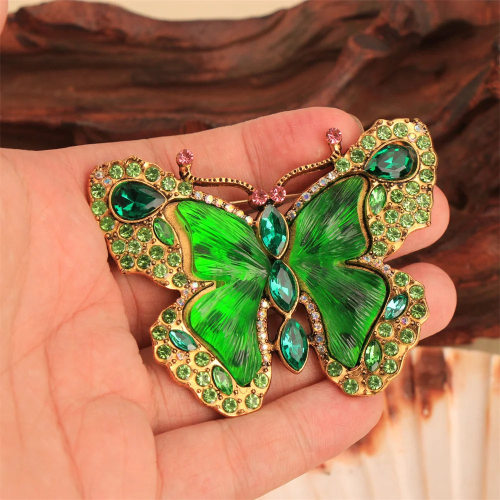 Baroque Luxury Beautiful Butterfly Design Men's Women's Brooch Pins，Jewelry Accessories, Wedding Holiday PartyCoupleSurpriseGift