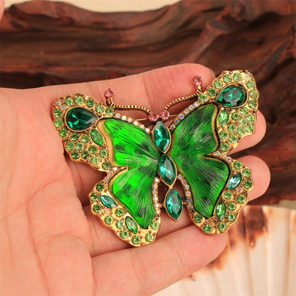 Baroque Luxury Beautiful Butterfly Design Men's Women's Brooch Pins，Jewelry Accessories, Wedding Holiday PartyCoupleSurpriseGift