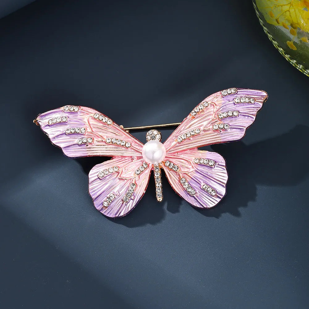 Different Styles Fashion Butterfly Brooch Animal Badge Pin Jewerly for Party Wedding
