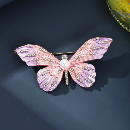 Different Styles Fashion Butterfly Brooch Animal Badge Pin Jewerly for Party Wedding