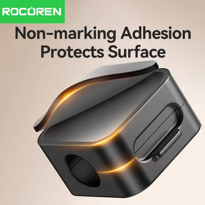 Rocoren Magnetic Cable Organizer Smooth Adjustable Cord Holder Magnet Desktop Cable Management Wire Protector Cable Clips Set